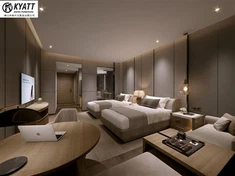 Jednolůžkový hotelový nábytek do ložnice